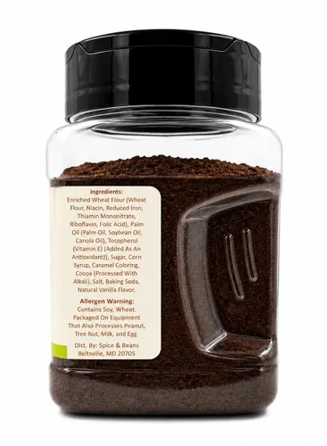 Miniatura 7 de Polvo de Galleta de Chocolate "Dirt" Cobertura para Helado y Decoración de Postres por Dasher's Spice & Beans 9 oz.