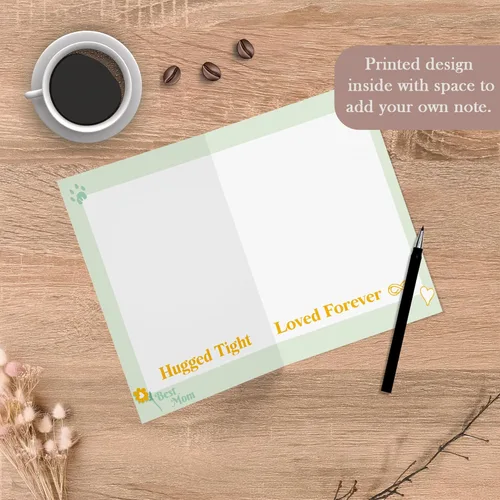 Miniatura 3 de Cheerin Tarjeta de felicitación de cumpleaños con sobre, tarjeta del día más dulce para ella, tarjeta de cumpleaños romántica, tarjeta