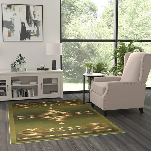 Miniatura 9 de Masada Masada Rugs Southwest - Alfombra nativa americana de 2 x 3 pies, color azul