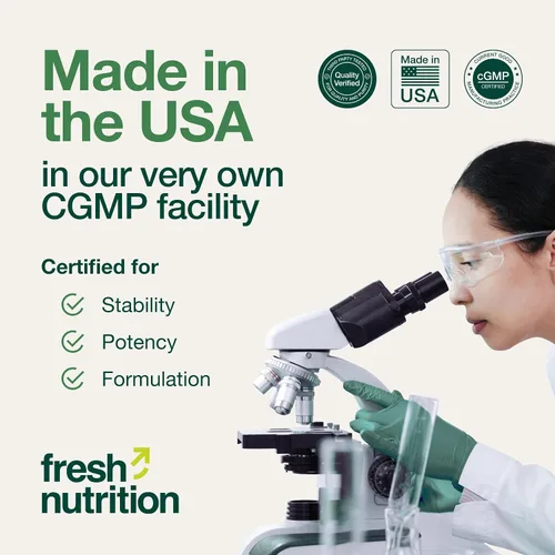Miniatura 6 de Fresh Nutrition Cápsulas orgánicas de raíz de remolacha – 2400 mg de dosis potente – Soporte antioxidante – Vegano, sin OMG, sin gluten – 90 cápsulas