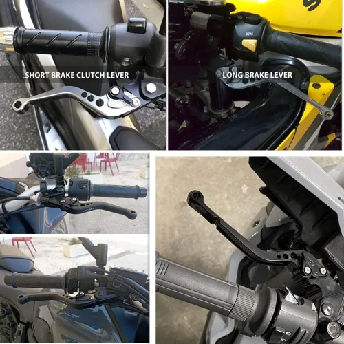 Miniatura 4 de DEHIWI Embrague de freno para Yamaha FZ25 FZ-25 2017-2020 2021 2022 2023 Palancas de embrague de freno largo ajustables CNC aluminio palancas de A1