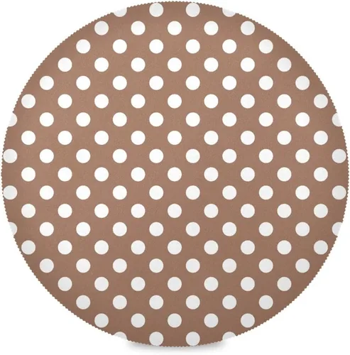 Manteles individuales retro de lunares para mesa de cocina, manteles individuales resistentes al calor, manteles individuales antideslizantes, juego