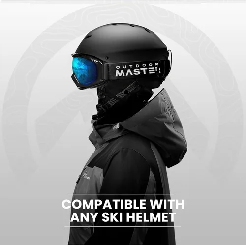 Miniatura 133 de OutdoorMaster OTG Gafas de esquí – Gafas sobre lentes para esquí y snowboard para hombres, mujeres y jóvenes – 100% de protección UV A1-vlt 46%