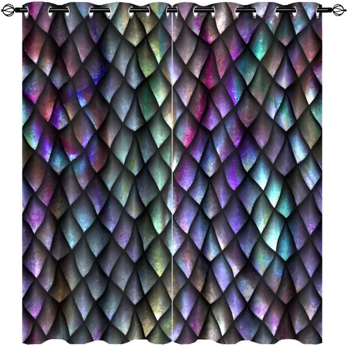 Miniatura 41 de Cortinas de Constelación, Arte Moderno Abstracto Patrón de Símbolos de Constelación Galaxia Negra Blanca, Tratamientos para Ventanas con Aislamiento