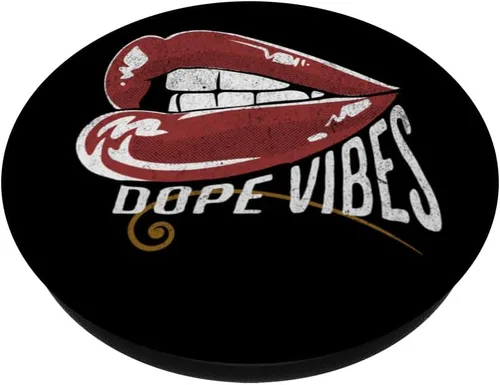 Miniatura 2 de Red Lips Dope Vibes Sexy Sassy Runway Moda PopSockets intercambiables PopGrip