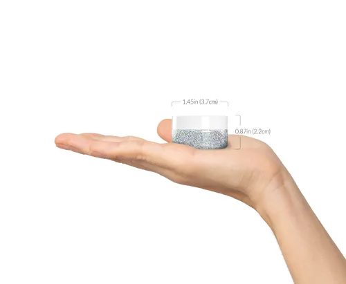 Miniatura 4 de MARBLERS Brillantina de forma gruesa de grado cosmético [estrella] 0.11 onzas (0.11 oz) Escamas No tóxica Vegana Libre de crueldad animal