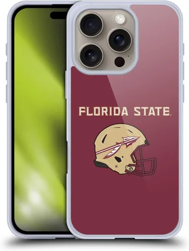 Miniatura 293 de Head Case Designs Funda de gel suave FSU Seminoles de la Universidad Estatal de Florida con licencia oficial compatible con Apple iPhone 13 Pro Max
