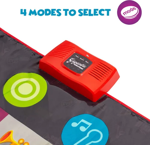 Miniatura 3 de Abcotech - Alfombrilla de piano de suelo para niños, teclado gigante de pista de baile, juguetes sensoriales Modos de reproducción, grabación
