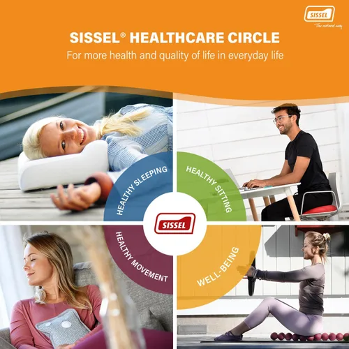 Miniatura 8 de SISSEL Pilates Soft Ball Gray 8.5 in Phthalate- & Latex-Free PVC for Deep Relaxation & Muscle Strengthening 340 lbs Capacity Includes