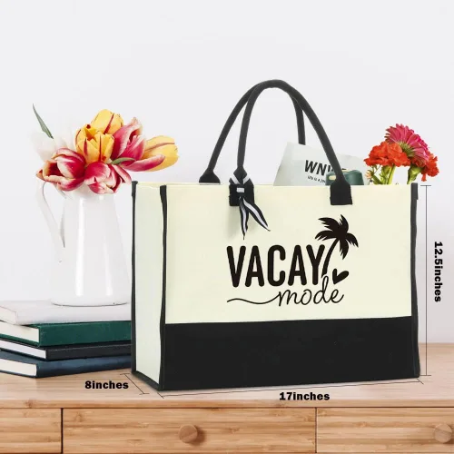 Miniatura 3 de Weekend Bags for Women Travel Canvas Bag Beach Bag Tote Girls Trip Gifts Large Handbags for Friends Female Girlfriend Besties