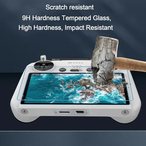 Miniatura 8 de Protector de pantalla Mini 5 Pro RC 2 con kit de alineación automática, Mini 4 Pro/Air 3S/Mavic 4Pro/Mini 3 3Pro/Accesorios remotos de pantalla