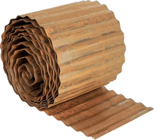 Miniatura 12 de Worth Bordes de Paisajismo de Acero Galvanizado Corrugado Ancho, 10" x 20 Pies Tiras Largas de Metal Flexible y Resistente para Bordes de Césped