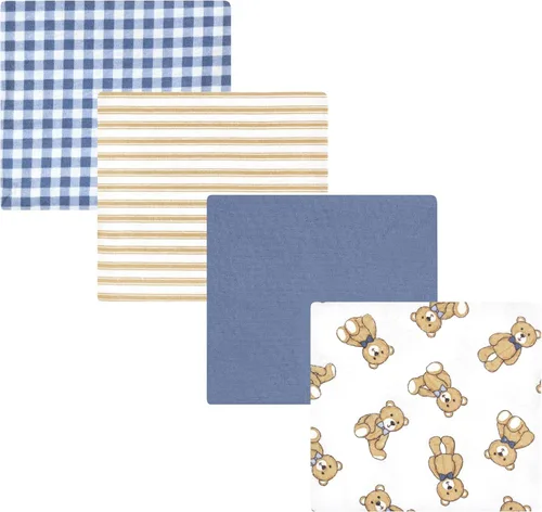 Miniatura 23 de Hudson Baby Mantas receptoras unisex de franela de algodón para bebé, avión, talla única