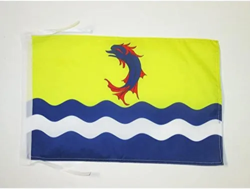 Miniatura 506 de Bandera de México AZ FLAG, 45.7 x 30.5 cm, con cordones - Pequeñas banderas mexicanas de 30 x 45 cm - Bandera de 45.7 x 30.5 cm
