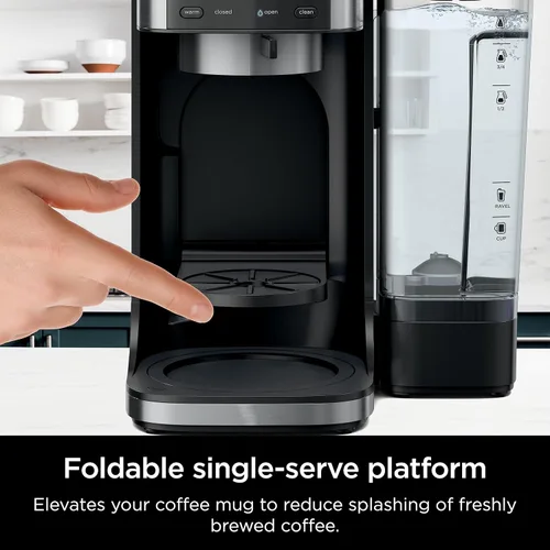 Miniatura 16 de Ninja Cafetera de goteo Máquina de café DualBrew Pro caliente y helada Uso con cápsulas de café K-Cup 3 estilos de preparación