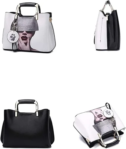 Miniatura 4 de Nevenka Monederos y bolsos para mujer con asa superior, bolsos de hombro de cuero para mujer