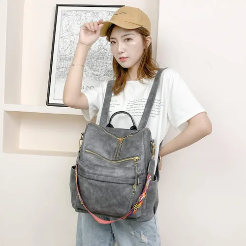Miniatura 8 de ZOCILOR Bolso de moda para mujer, mochila convertible de diseño multiusos, bolso de hombro, bolso de viaje
