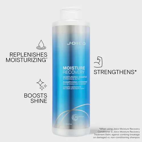 Miniatura 3 de Joico Moisture Recovery Moisturizing Shampoo For Thick, Coarse, Dry Hair Replenish Moisture Restore Smoothness & Elasticity Reduce Breakage