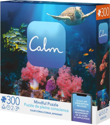 Miniatura 7 de Rompecabezas de 300 piezas para relajación, alivio del estrés y elevación del estado de ánimo, para adultos y niños a partir de 8 años, coral Coral