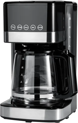 Miniatura 9 de Amazon Basics Cafetera de goteo de 5 tazas, cafetera con jarra de café de vidrio (0.8 Qt), apagado automático, pausa automática, cesta de filtro