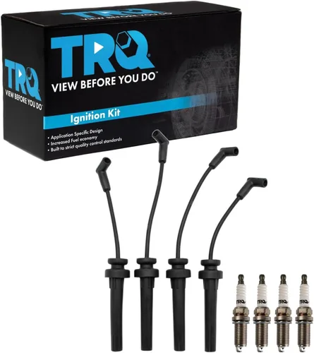 Miniatura 74 de Kit de bujías de chispa TRQ 5 piezas de bujías de iridio Compatible con Acura Integra 1992-2001 1999-2000 Honda Civic 1994-1995 Civic del Sol
