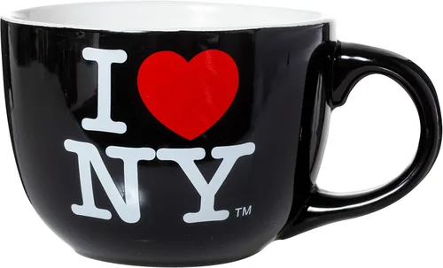 Miniatura 3 de Artisan Owl I Love New York - Taza de cerámica extragrande extragrande de 20 onzas con licencia oficial (blanco)