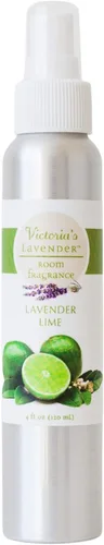 Victoria's Lavender Spray de habitación, espray totalmente natural para el hogar, ambientador concentrado de aceite esencial, eliminador de olores