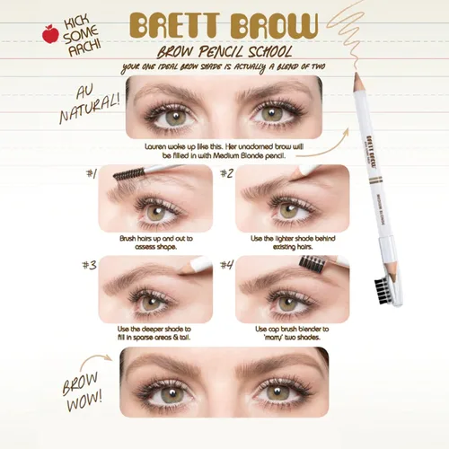 Miniatura 5 de BRETT BROW Lápiz Duo-Shade