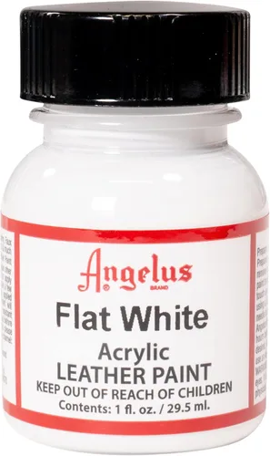 Miniatura 43 de Angelus - Pintura acrílica para cuero, 4 Fl Oz, color blanco - Pintura para cuero profesional flexible, resistente a grietas, arañazos