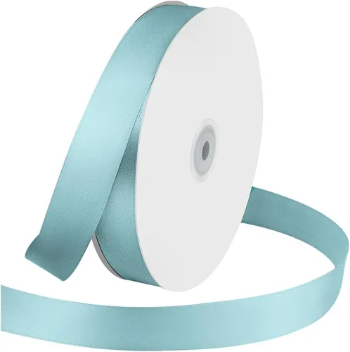 Miniatura 8 de Cinta de satén azul marino de una sola cara de 1-1/2 pulgadas de ancho x 100 yardas, uso de cinta azul real para ramo de lazos, envoltura