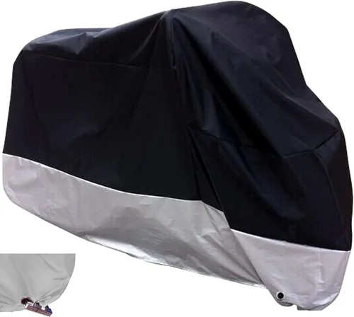 Miniatura 9 de XYZCTEM Funda para motocicleta – Bolsa de almacenamiento impermeable para exteriores, hecha de material Oxford, se adapta a todos los motores