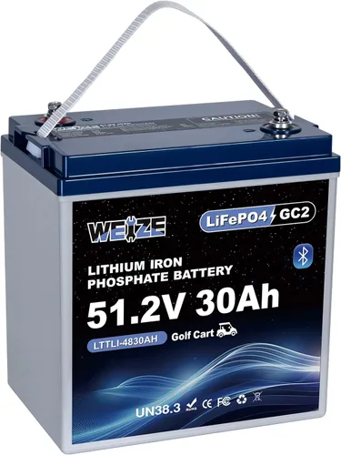 Miniatura 10 de WEIZE Batería LiFePO4 de doble propósito de 12V 60AH 800CCA, batería de litio de arranque del grupo 24 más rendimiento de ciclo profundo, BMS