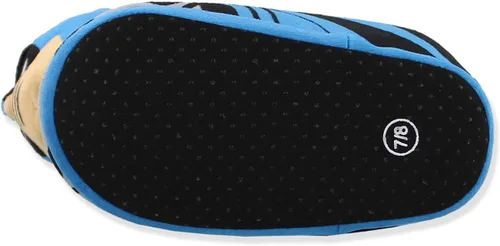 Miniatura 7 de DC Comics Batman - Pantuflas de felpa 3D para niños pequeños, Azul
