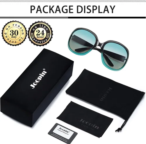 Miniatura 127 de Joopin Lentes de sol de gran tamaño para mujer, polarizados, grandes, para conducción, protección UV, grandes sombras