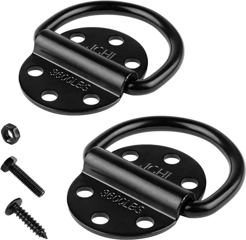 Anclajes de amarre de acero resistente de 3600 libras de capacidad para cargas en remolques, camiones, caravanas, cámperes, camionetas, ATV, SUV,
