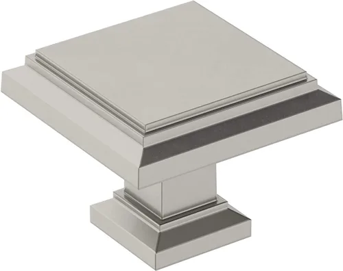 Miniatura 10 de Amerock Pomo de gabinete Negro mate Longitud de 1-1/4 pulgadas (1.260 in) Appoint 1 paquete Pomo de cajón Herrajes para gabinete Mate