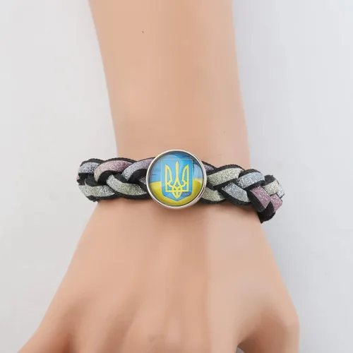 Miniatura 4 de KEYCHIN Collar con símbolo ucraniano, regalo inspirado en Tridente de Ucrania, joyería de recuerdo para amigos y familiares