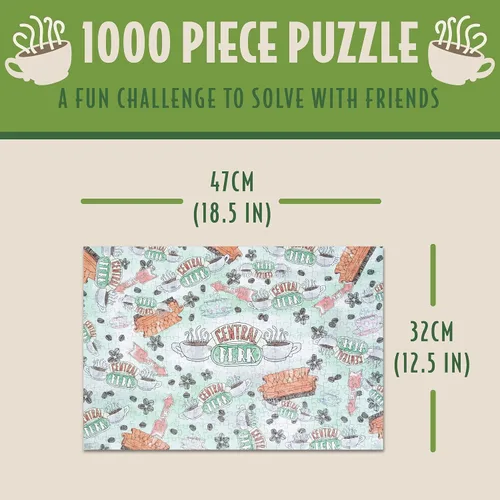 Miniatura 2 de Friends TV Show Central Perk Coffee Cup Jigsaw - Producto