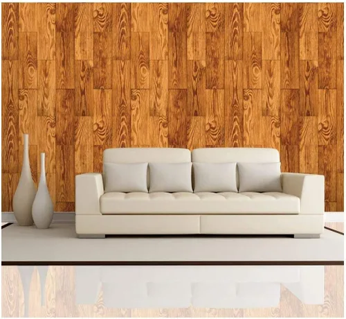 Miniatura 23 de wall26 - Patrón de paneles texturizados de madera vertical retro crema - Mural de pared, papel tapiz extraíble, decoración del hogar - 100x144 Crema