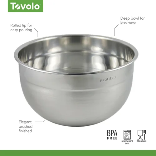 Miniatura 6 de Tovolo - bol para mezclar de acero inoxidable