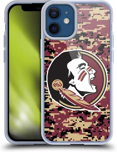 Miniatura 275 de Head Case Designs Funda de gel suave FSU Seminoles de la Universidad Estatal de Florida con licencia oficial compatible con Apple iPhone 13 Pro Max