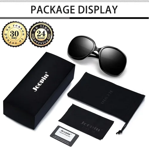 Miniatura 151 de Joopin Lentes de sol de gran tamaño para mujer, polarizados, grandes, para conducción, protección UV, grandes sombras