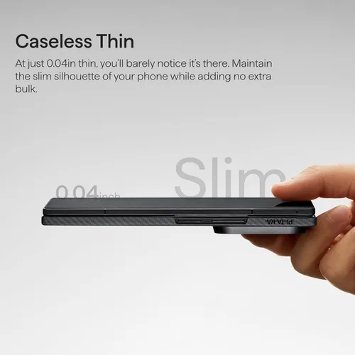 Miniatura 4 de pitaka Funda para Z fold 7, compatible con MagSafe, funda delgada y ligera para Galaxy Z Fold 7 con sensación táctil sin funda, hecha de fibra