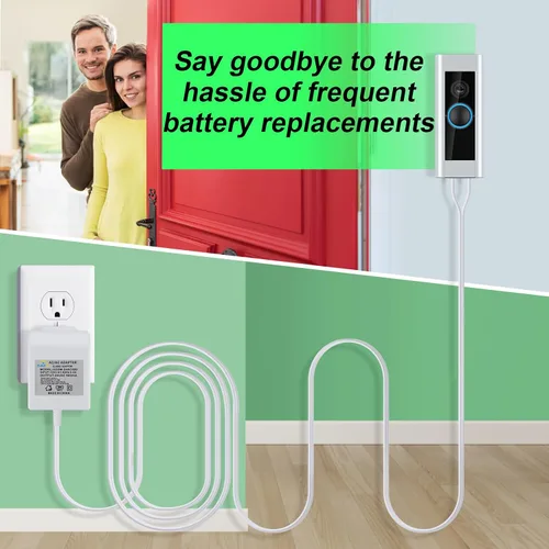 Miniatura 7 de Fuente de alimentación transformadora de timbre de 24 voltios para timbre de video en anillo, compatible con anillo, Google Nest, WYZE, Eufy, Blink
