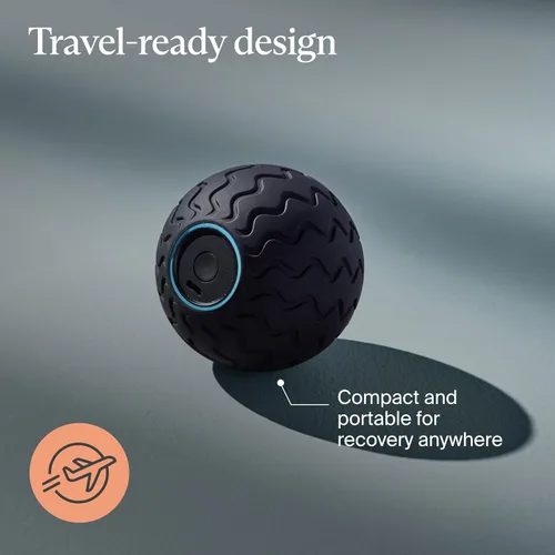 Miniatura 7 de Therabody WaveSolo - Dispositivo de masaje portátil con Bluetooth, bola de terapia de vibración ultra portátil con tecnología QuietRoll y 3