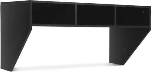 Miniatura 6 de BestComfort Mueble de escritorio montado en la pared, mesa flotante para computadora portátil de 42.5 pulgadas, escritorio de escritorio colgante