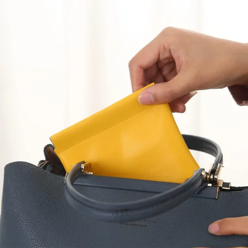 Miniatura 4 de Mini monedero de cuero para mujer, cambios, tarjetero, bolsa pequeña, 3 Colores, Portatarjetas Mini Monedas