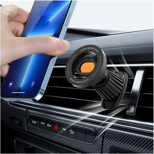 Miniatura 7 de Soporte magnético para teléfono de automóvil, rotación de 360° ajustable, cambiador de montaje de teléfono para vehículo con clip, soporte