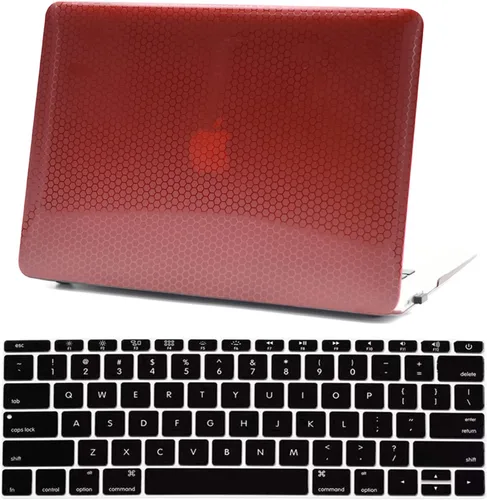 Miniatura 10 de Funda para laptop compatible con MacBook Air de 13 pulgadas, modelo de lanzamiento 2010-2017 A1466 A1369, diseño de puntos redondos elevados, funda