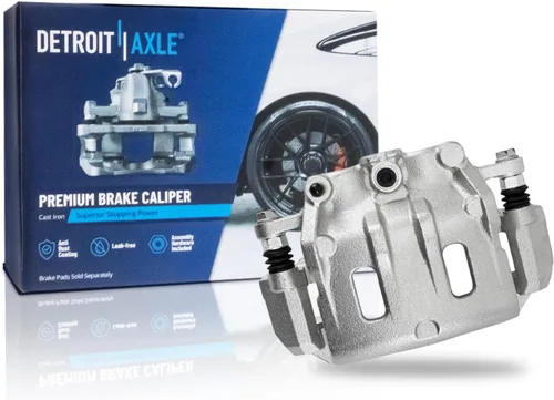 Miniatura 35 de Detroit Axle - 4 pinzas de freno para Honda Element 2003-2011 Pinzas de freno de disco con soportes 2004 2005 2006 2007 2008 2009 2010 reemplazo